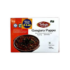 Telugu Foods Frozenn Gogura Pappu 300g – Maurya Grocery