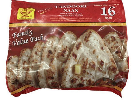 Deep Tandoori Naan 16pcs 1. 86 gm