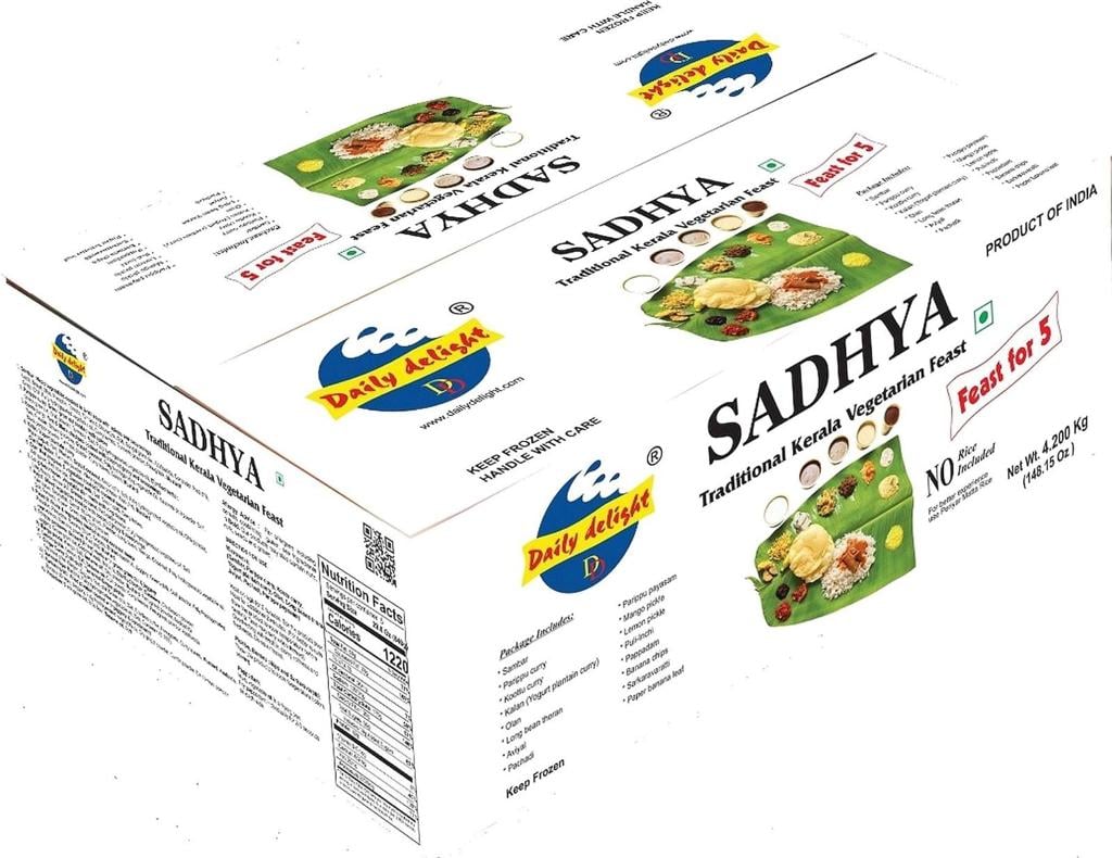 Daily Delight Frozen Vegetarian Sadhya  for 3 People