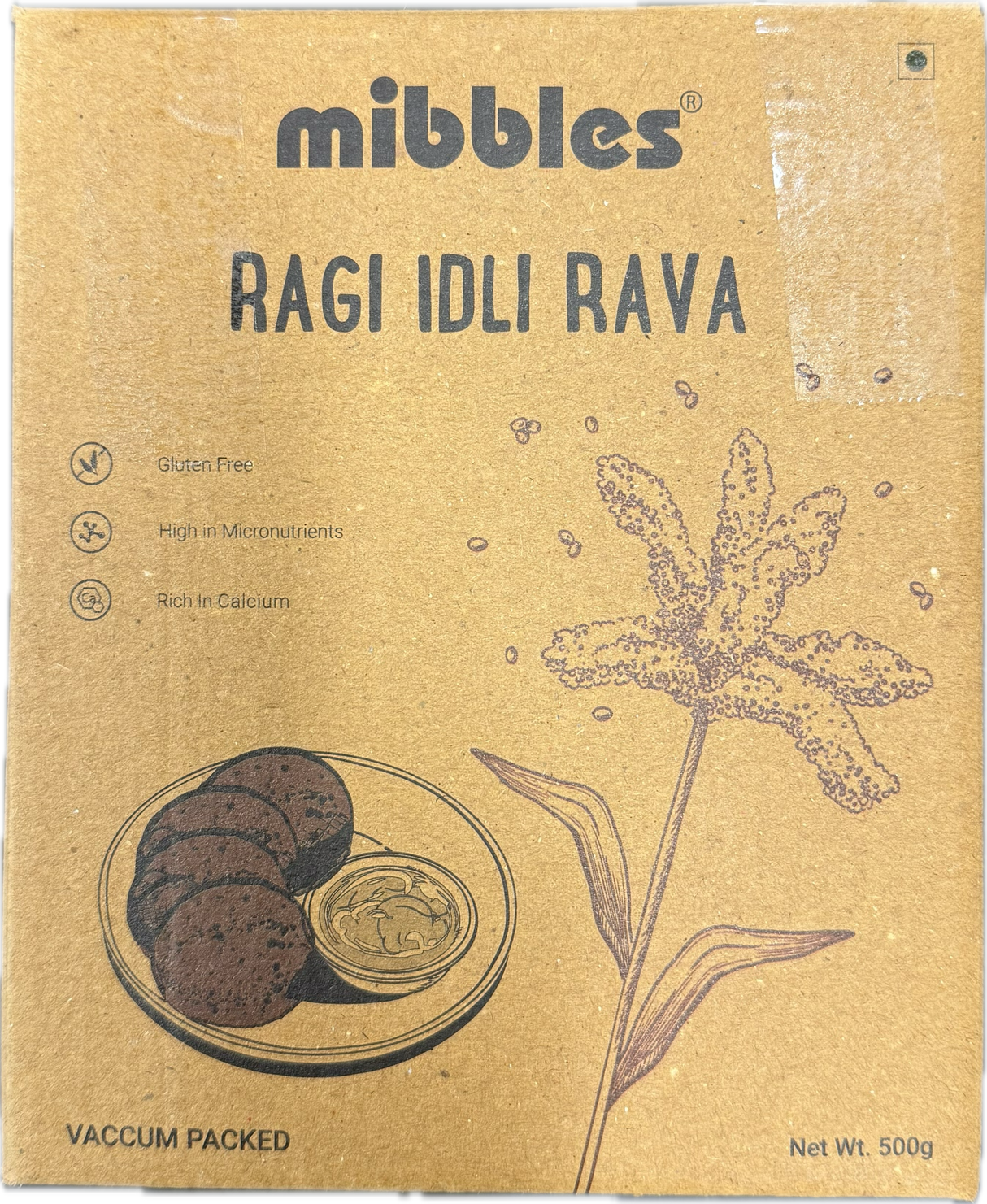 Mibbles Ragi Idli Rava 500g