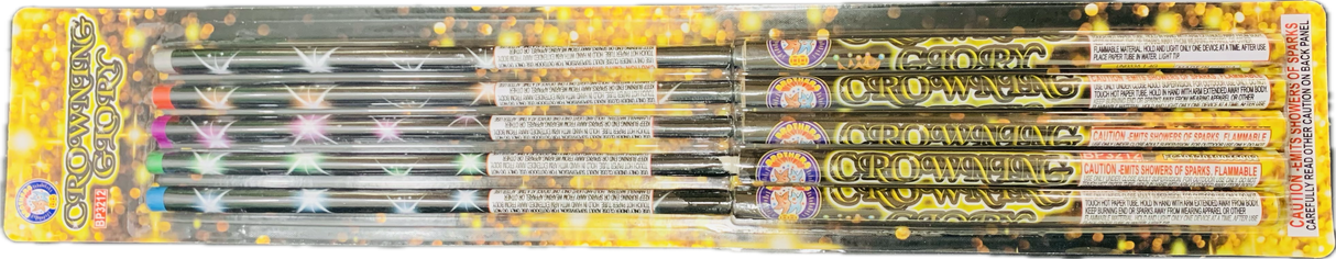 Crowning Glory 18'' Long Sparkler / Torch - 5Pc - 1 Pack