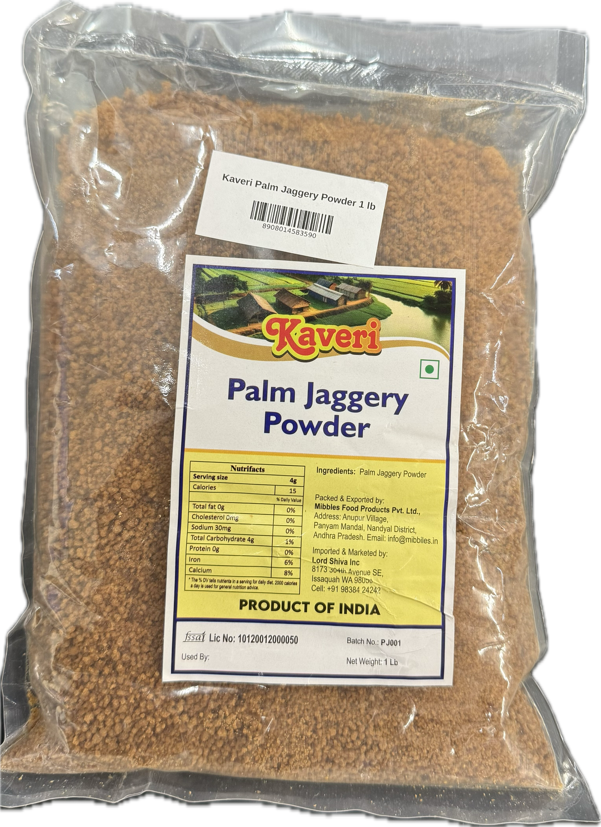 Kaveri Palm Jaggery Powder 1 lb