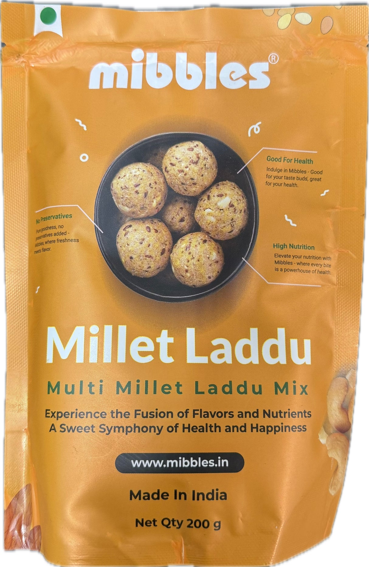 Mibbles Multi Millet Ladoo Mix 200g