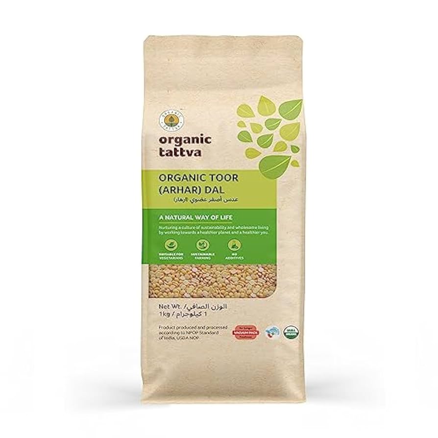 Tattva Organic Arhar Toor Dal 4lb