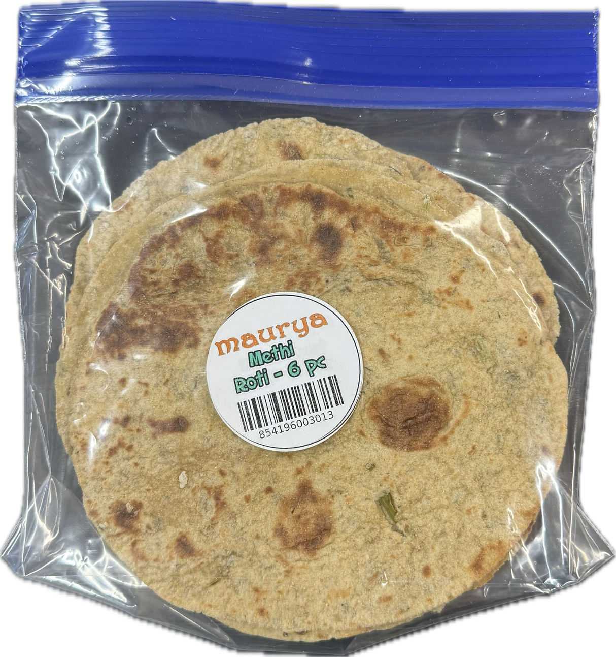 Maurya Fresh Methi Roti - 6 Pc ( Cooked & Ready to Eat )