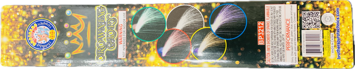 Crowning Glory 18'' Long Sparkler / Torch - 5Pc - 1 Pack