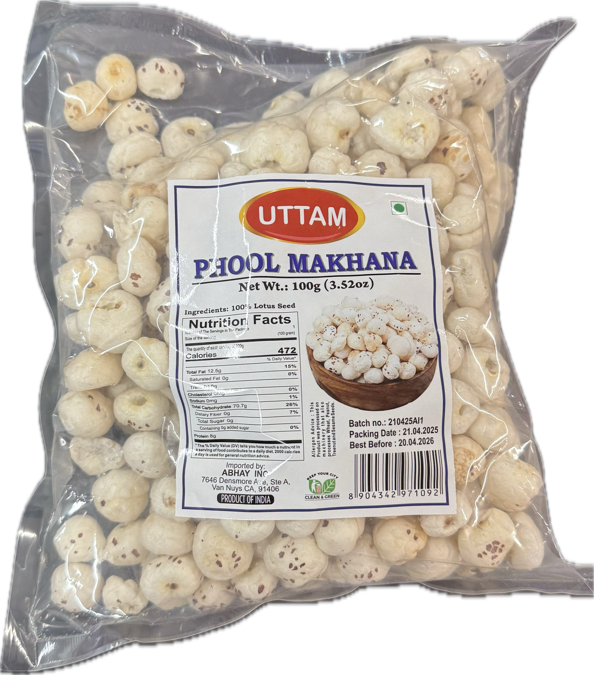 Uttam Phool Makhana 100g