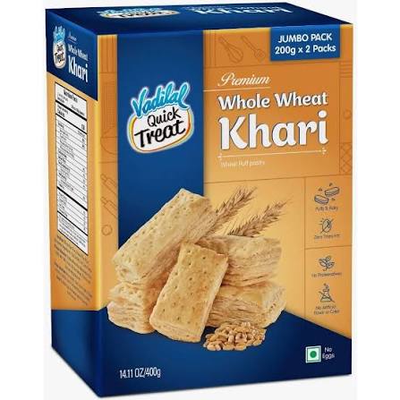 Vadilal Whole Wheat Khari 400g