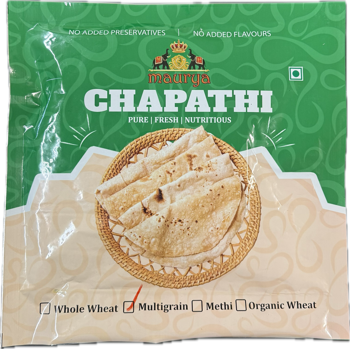 Maurya Fresh Multigrain Roti - 6 Pc ( Cooked & Ready to Eat )
