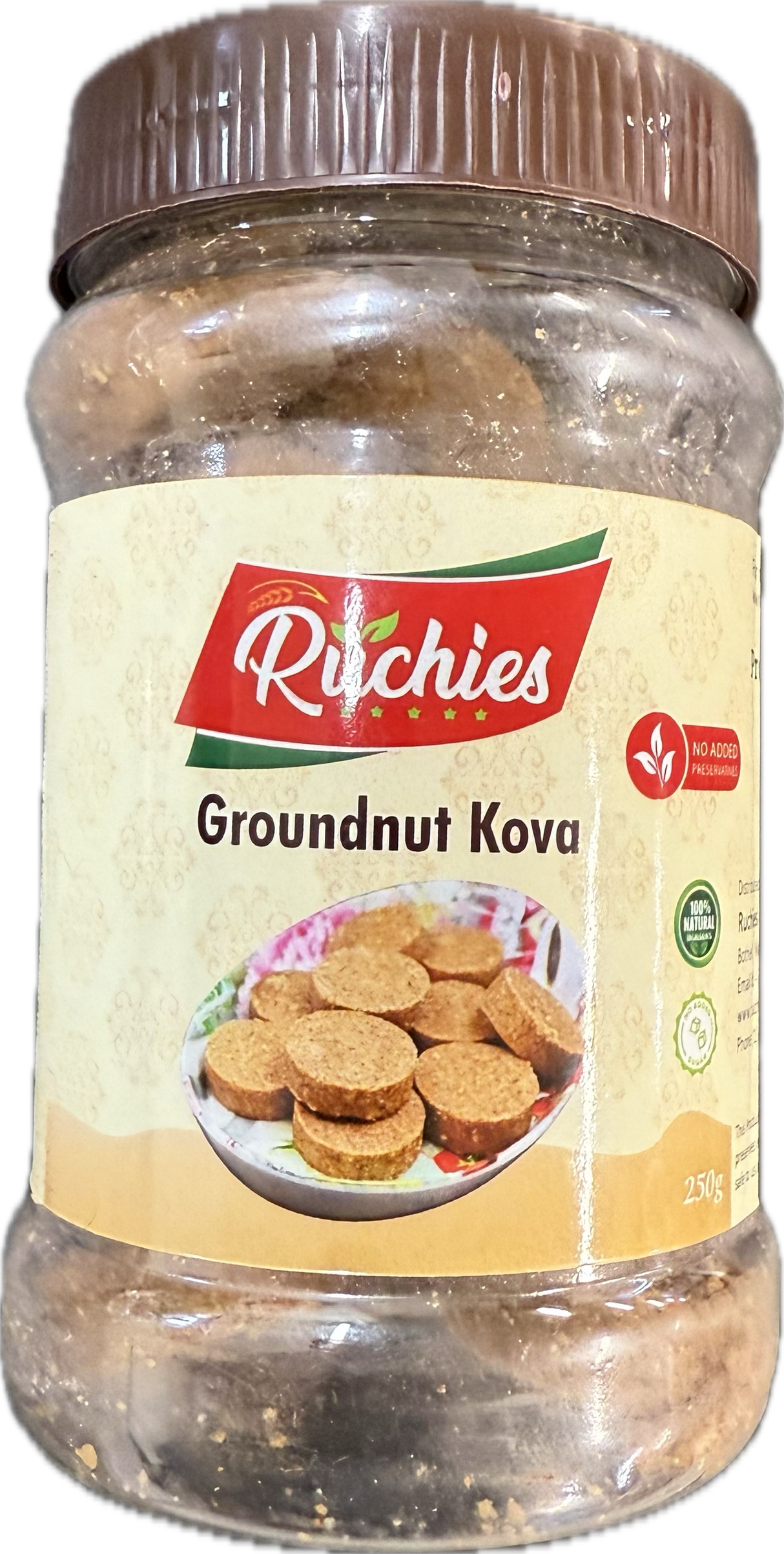 Ruchies  Groundnut Kova  250g ( Air Shipped from India )