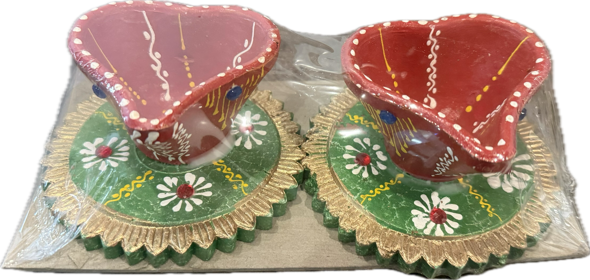 Deepavali / Diwali Diya / Lamp - 2 Pc Set