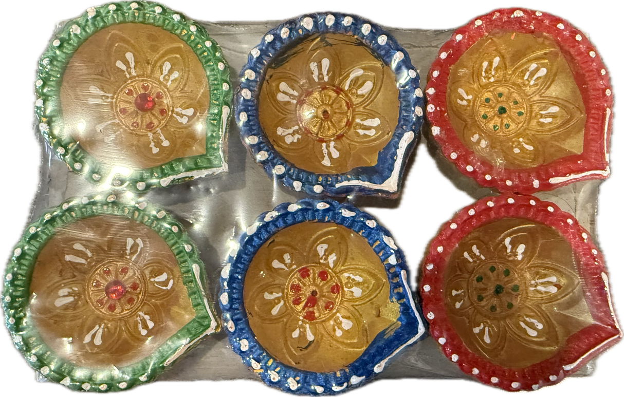 Deepavali / Diwali Diya / Lamp - small- 6 Pc Set