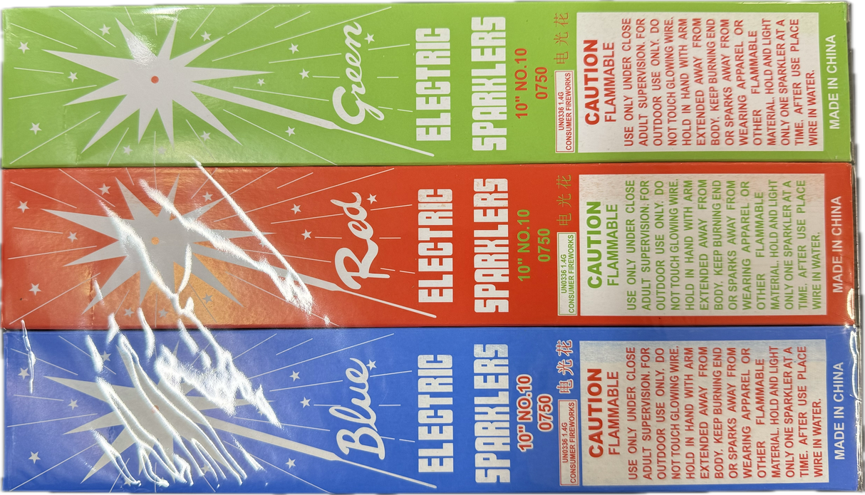 Color Sparkler  8pc x 12 - Assorted Pack