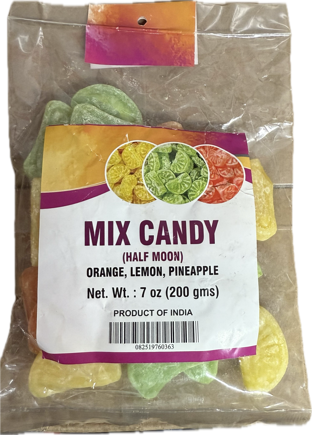 Lemon Candy ( Half Moon ) - Mix Color - 200g