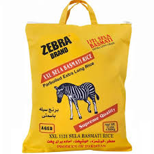 Zebra XXL 1121 Sella Basmati Rice 10 lb