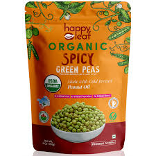 Happy Leaf Organic Spicy Green Peas 150g