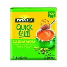 Tata Instant Quick Chai - Cardamom - 10 ct /  Pack