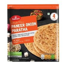 Haldiram Paneer Onion Paratha 4Pc 400 gm