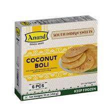Anand Frozen Coconut Boli - 6 Pc / 454gm