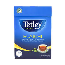 Tetley Elaichi  Tea Bags Round 144 gm / 72 Bags
