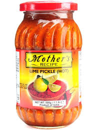 Mothers Lime Pickle Hot 500g