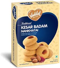 Vadilal Kesar Badam  Nankhatai 200g