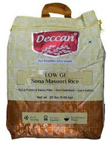 Deccan  Low GI Sonamasoori Rice 20lb