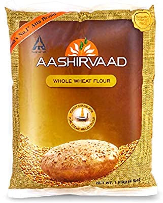 Aashirvaad Whole Wheat Flour / Chakki Atta 4lb