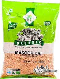 24M Org Masoor Dal 2LB