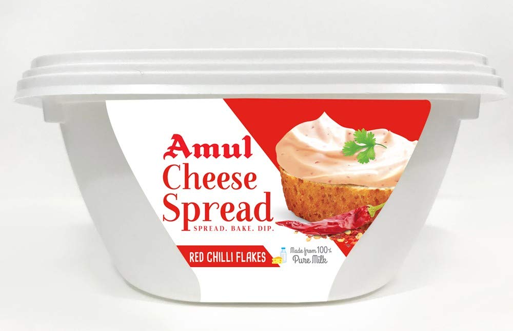 Amul Cheese Spread With Red Chilli Flakes 7oz