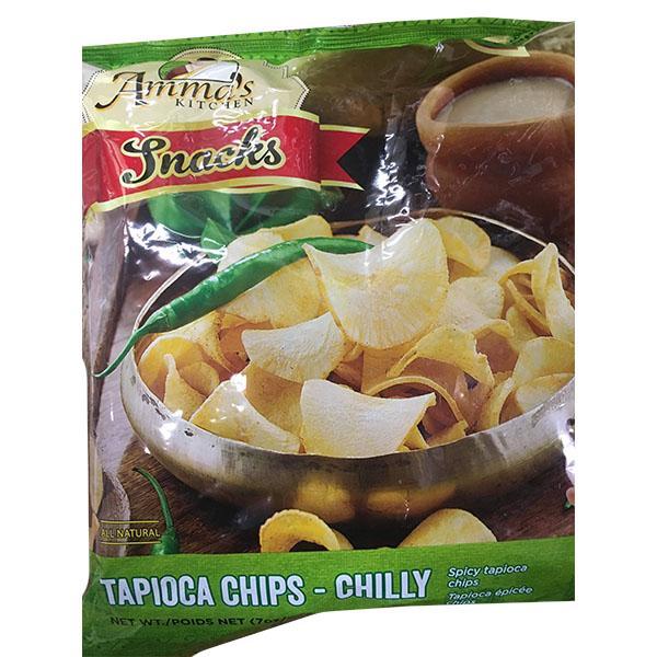 AMMA TAPIOCA CHIPS CHILI 200 GM