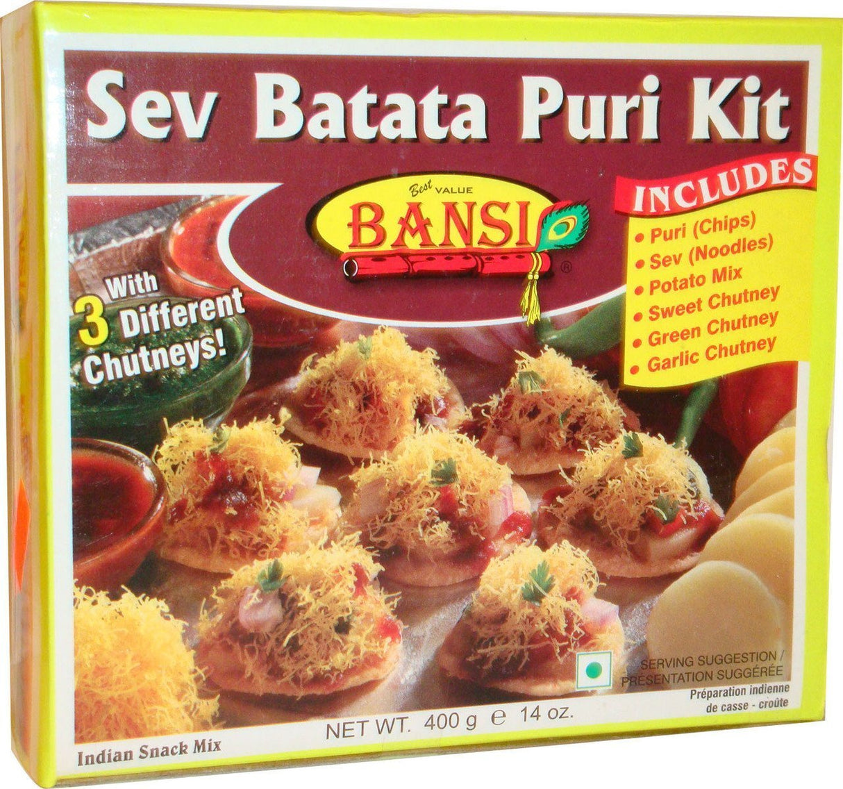 Bansi Sev Bata Puri Kit (14) 400 gm 