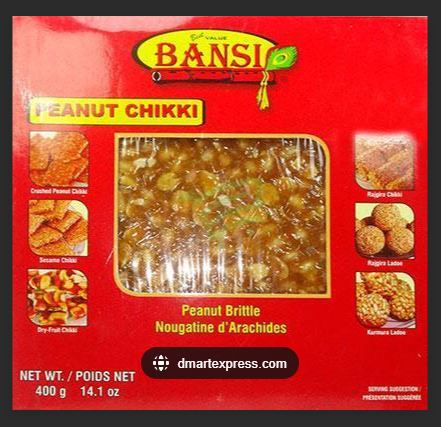 Bansi Peanut Chikki 400g/1401oz
