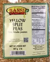 Bansi Yellow Split.Peas 2Lb