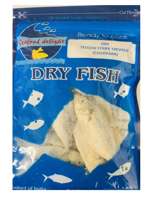 Daily Delight Dry Fish - Yellow Stripe Trevally 100g
