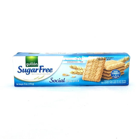 gullon Sugar Free Social Biscuits 170g