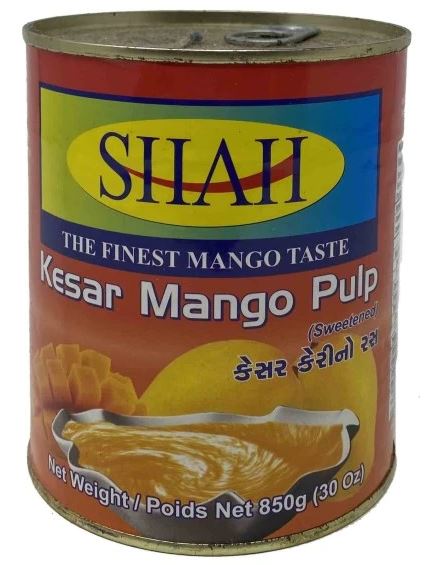 Shah Kesar  Mango Pulp (Sweetened )850g