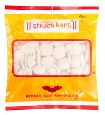 Shubh Kart Round Cotton  Wicks - 1 pkt