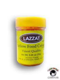 Lazzat Food Color - Yellow 25g