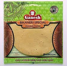 Ganesh Bikaneri Moong Papad 200g