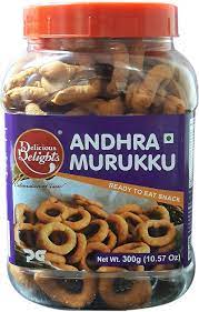 Daily Delight Andhra Murukku 300gm Jar