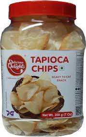 Daily Delight Tapioca Chips Regular 150gm Jar
