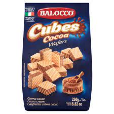 Balocco Chocolate Wafer Cubes 250g