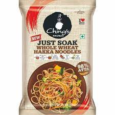 Chings Just Soak Whole Wheat Hakka Noodles 600gm