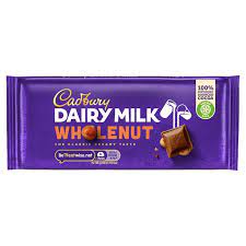 Cadbury Dairy Milk Wholenut 120g