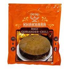 Deep Ragi Coriander Chilli  Khakra 7oz