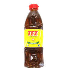 Tez Kachi Ghani Mustard Oil 1L / 1000ml