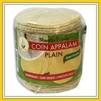 Shastha Coin Appalam Plain 100g