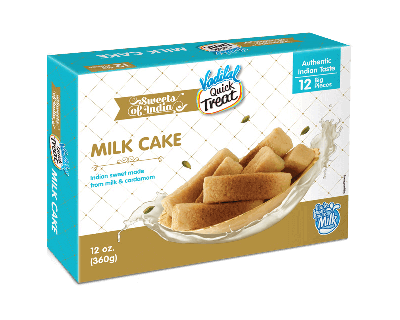 Vadilal Milk Cake 340gm 12 pcs