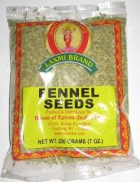 Laxmi Fennel Seeds Roasted - 7oz